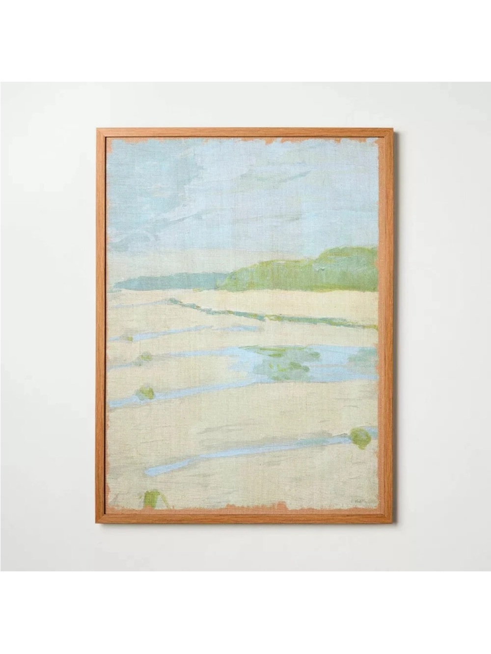 24"x32" XL Abstract Beach Wall Art - Hearth & Hand with Magnolia NEW!